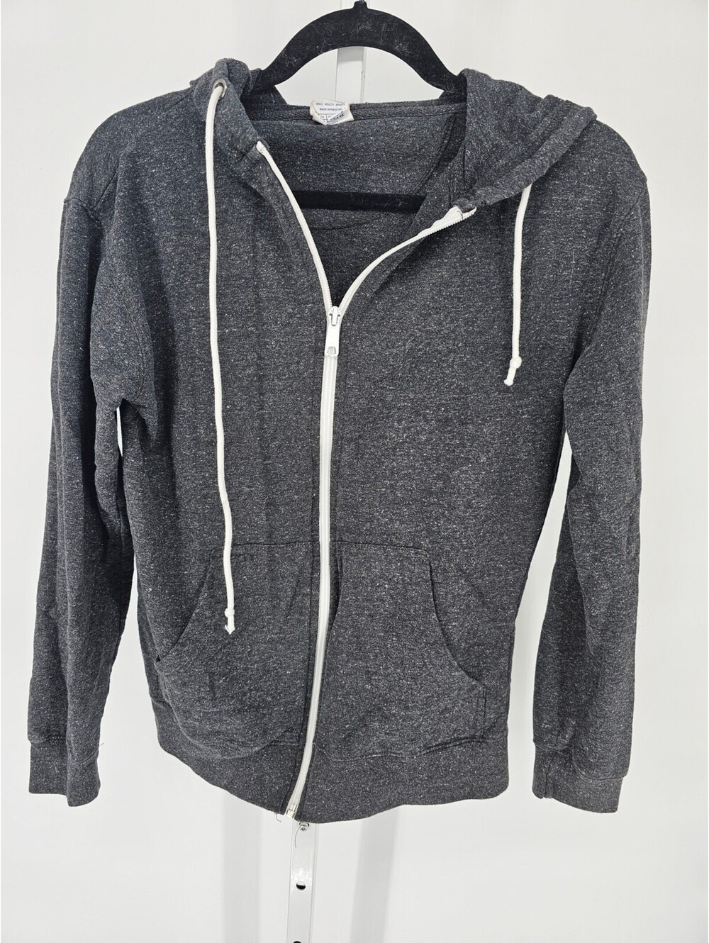 Delta Fleece Womens Poly-Cotton Fleece Full-Zip Hoodie Long Sleeve Jacket Size S